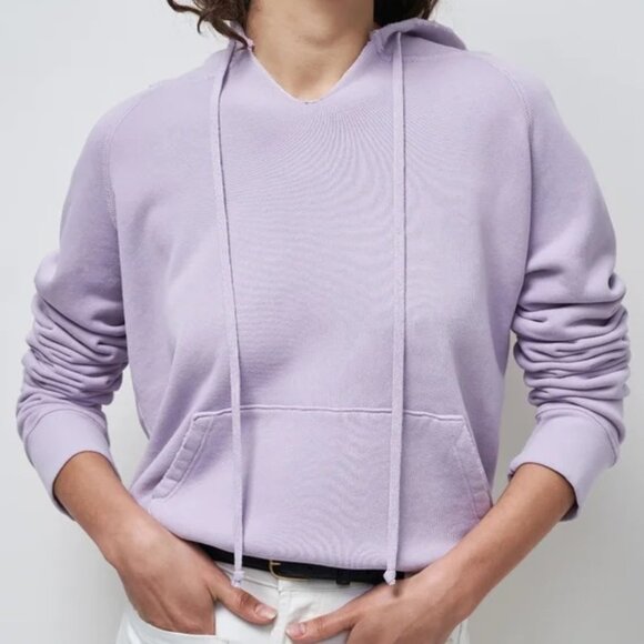 Nili Lotan Rayne Lavender Sweatshirt Small - Picture 1 of 6